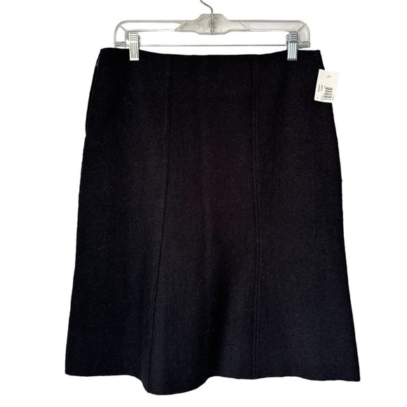 Beyond Threads Vintage Inspired Knit Alpaca Wool Skirt, Black, Small - Picture 4 of 10